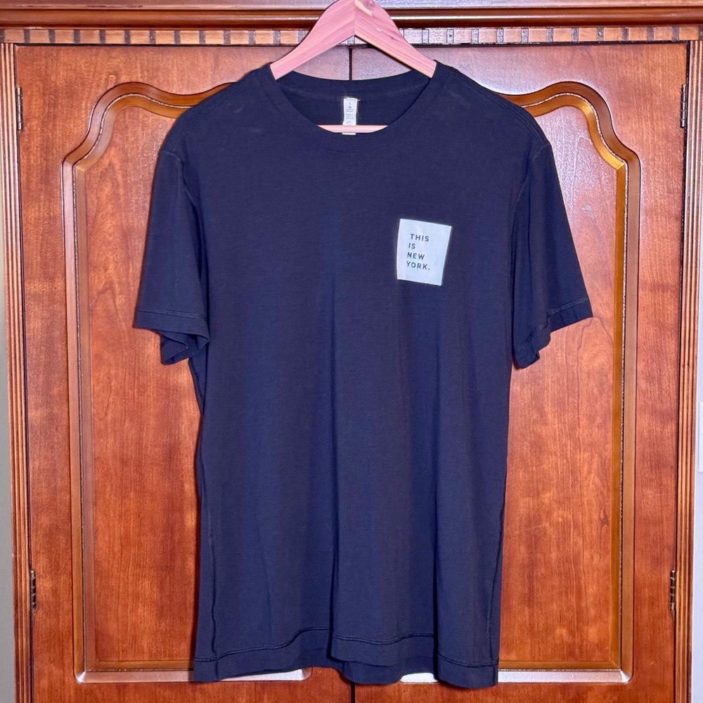 Men's Lululemon “This Is New York” Black Graphic Tee Size L